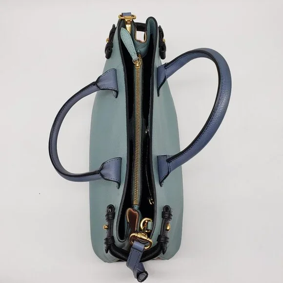 Authentic Burberry Banner Leather Satchel Bag 250-022026 - Picture 6 of 16